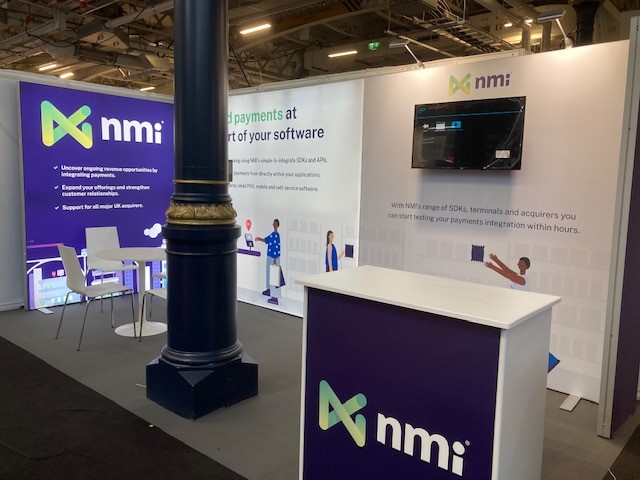 NMI Exhibition stand Retail Tech 5.5 x 2.5